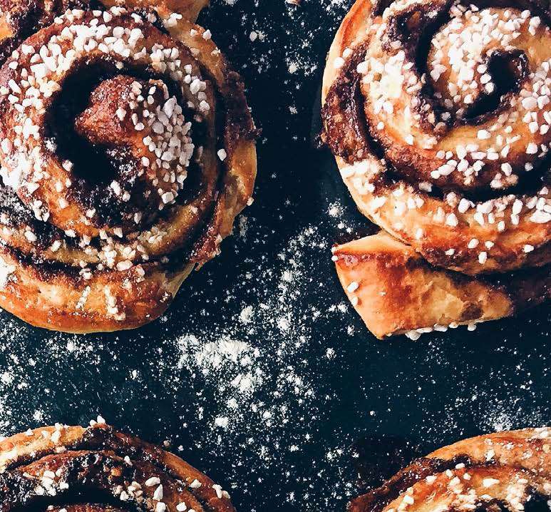 Genüssliches Schneckengebäck mit verschiedenen Füllungen von der Bäckerei Niedermair aus Diedorf