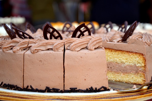 Schokoladige Torte für Firmenfeiern von der Konditorei Niedermair aus Diedorf 