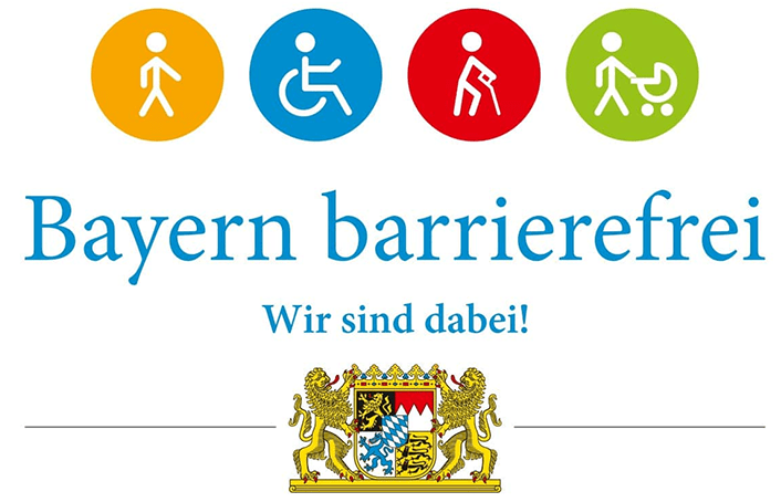 Barriererfreier Zugang zur Bäckerei, Café und Konditorei Niedermair in Diedorf Bayern